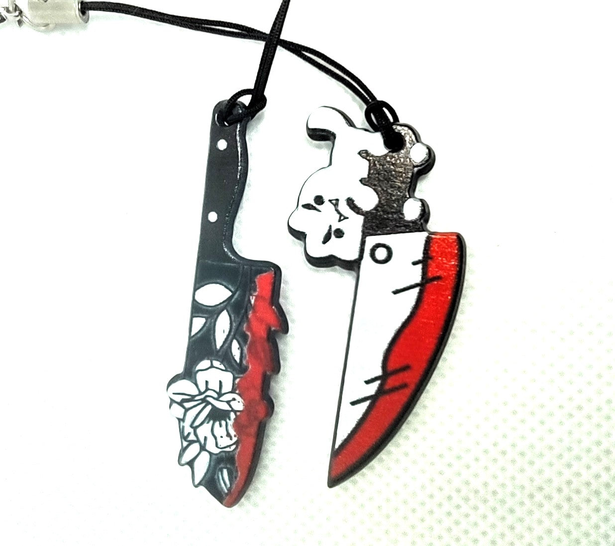 Acrylic Halloween Dagger Bloody Knife Adornment Set Accessory