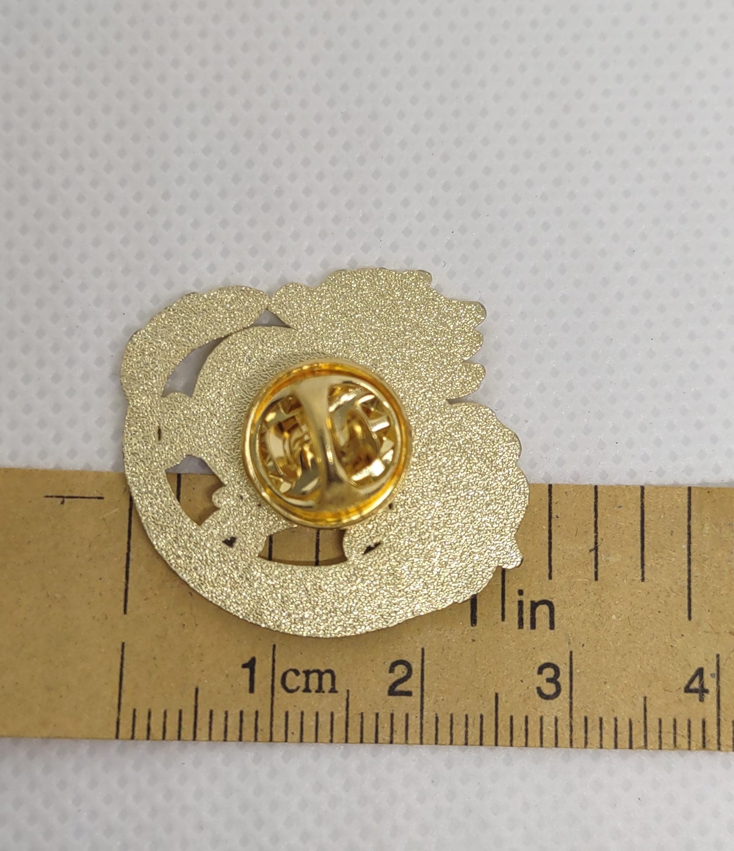 White and Black Serpent Dragon Pin