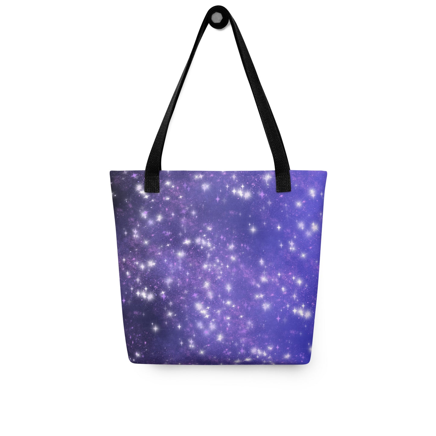 Quest Purple Galaxy Blue Black Tote Bag