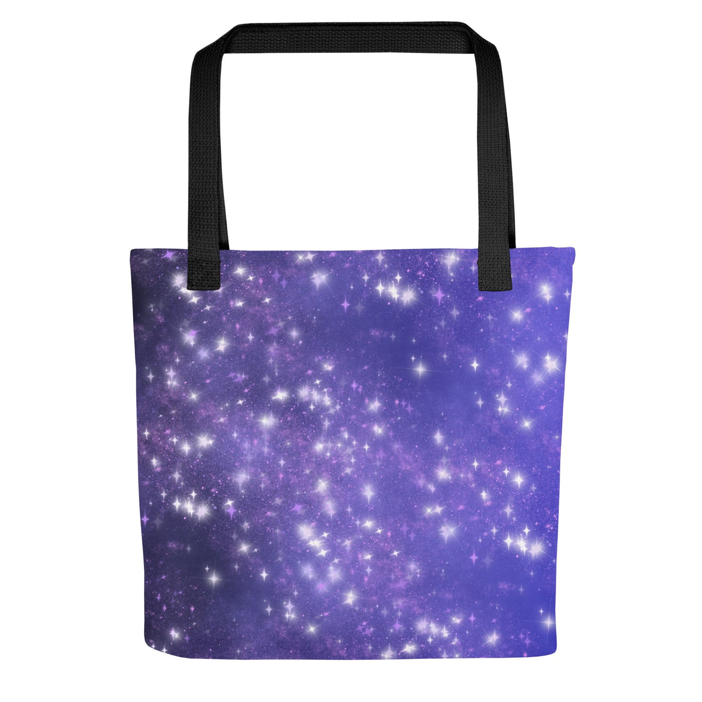 Quest Purple Galaxy Blue Black Tote Bag
