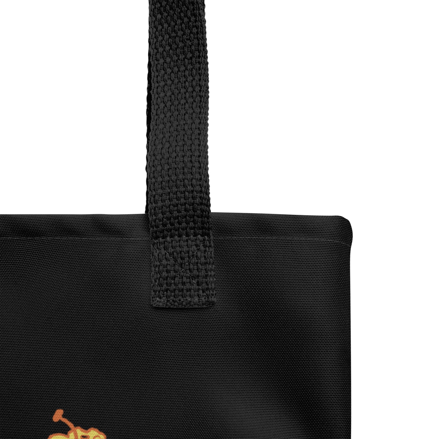 Retro Style Green Bird Raven Black Tote Bag