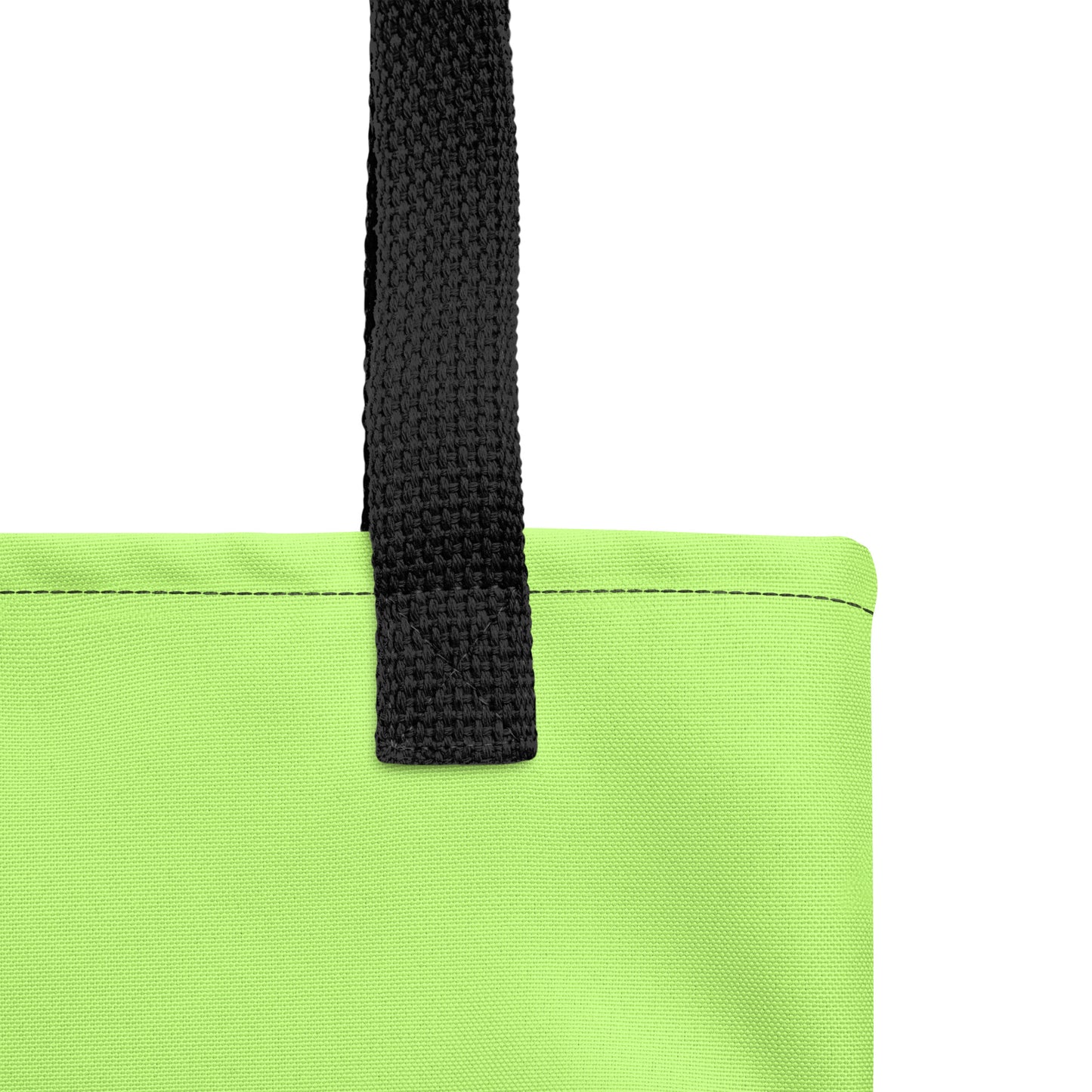 Flower Filigree Green Tote Bag
