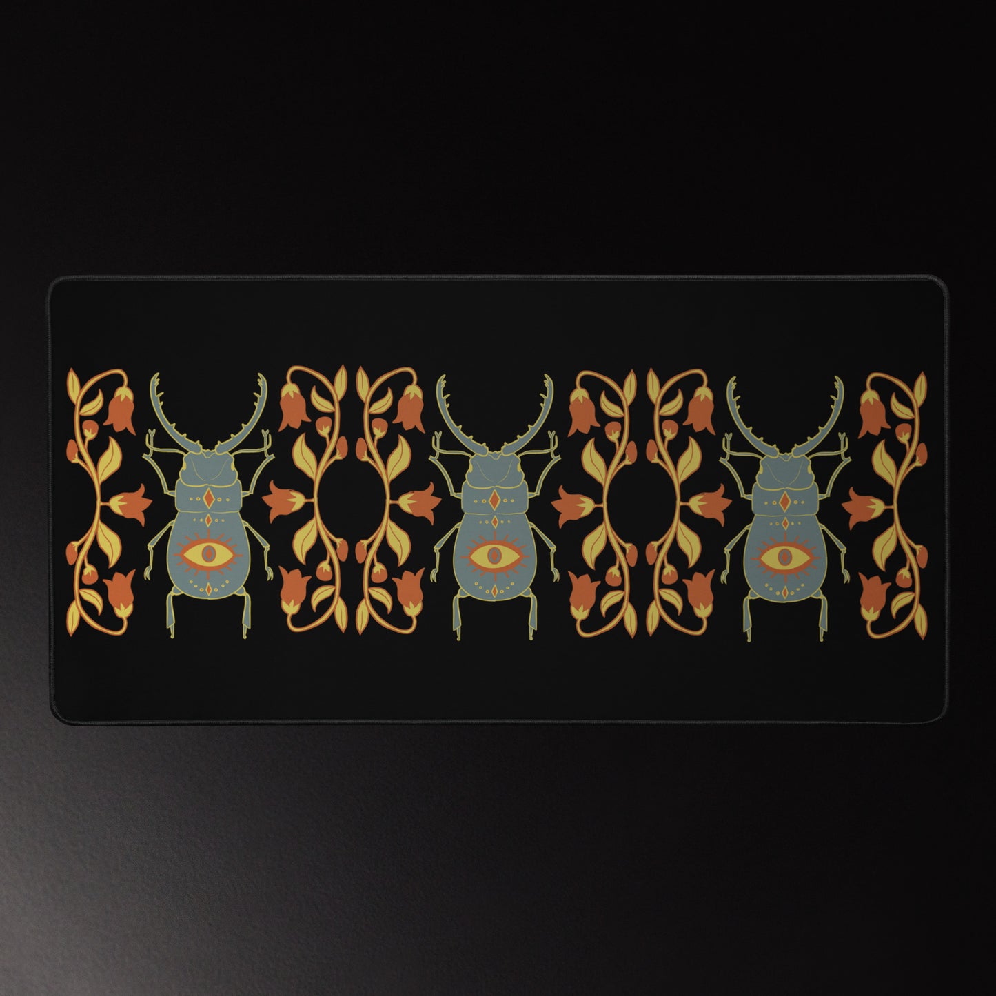 Retro Style Beetle Desk Mat 16″×32″