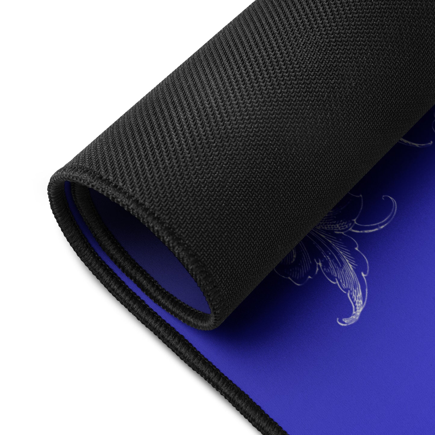 Gryphon Design Black Blue Gradient Desk Mat 16″×32″