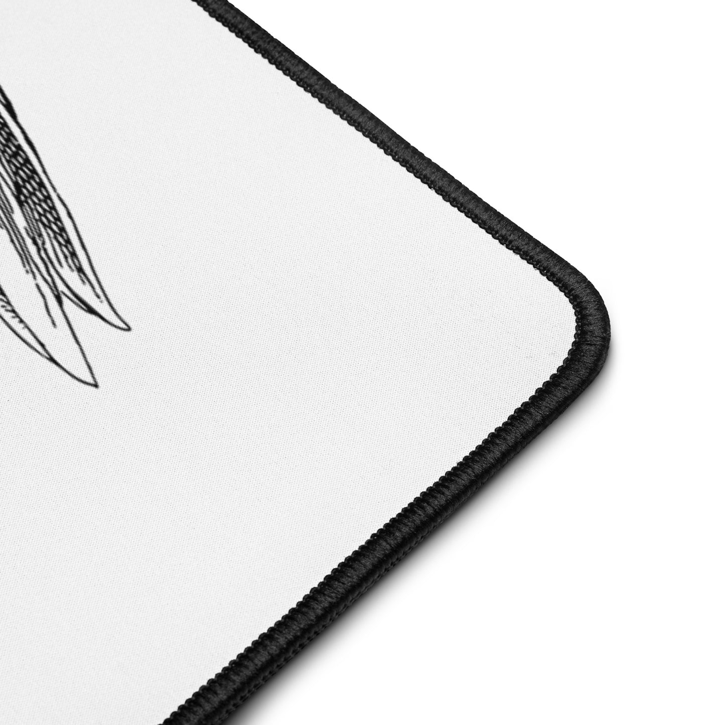 Gryphon Design White Desk Mat 16″×32″
