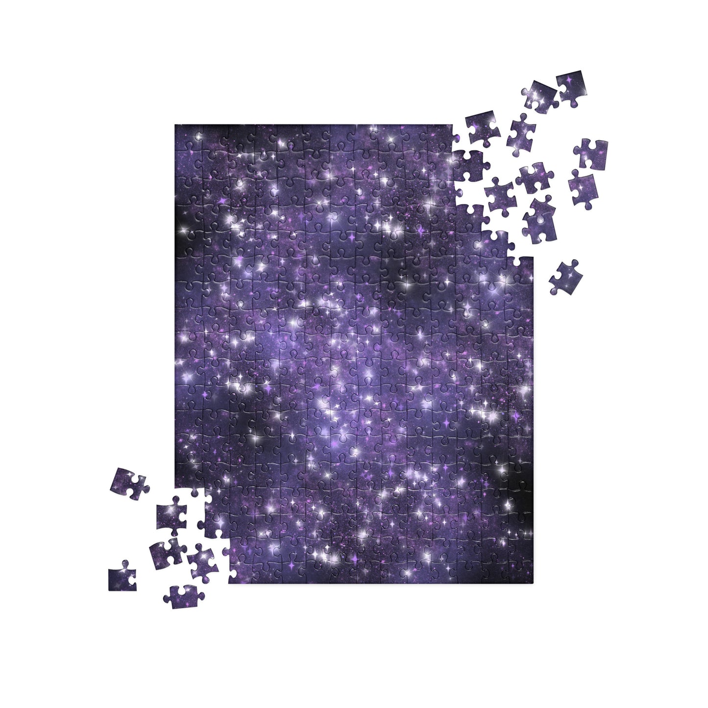Quest Purple Galaxy Black Jigsaw Puzzle
