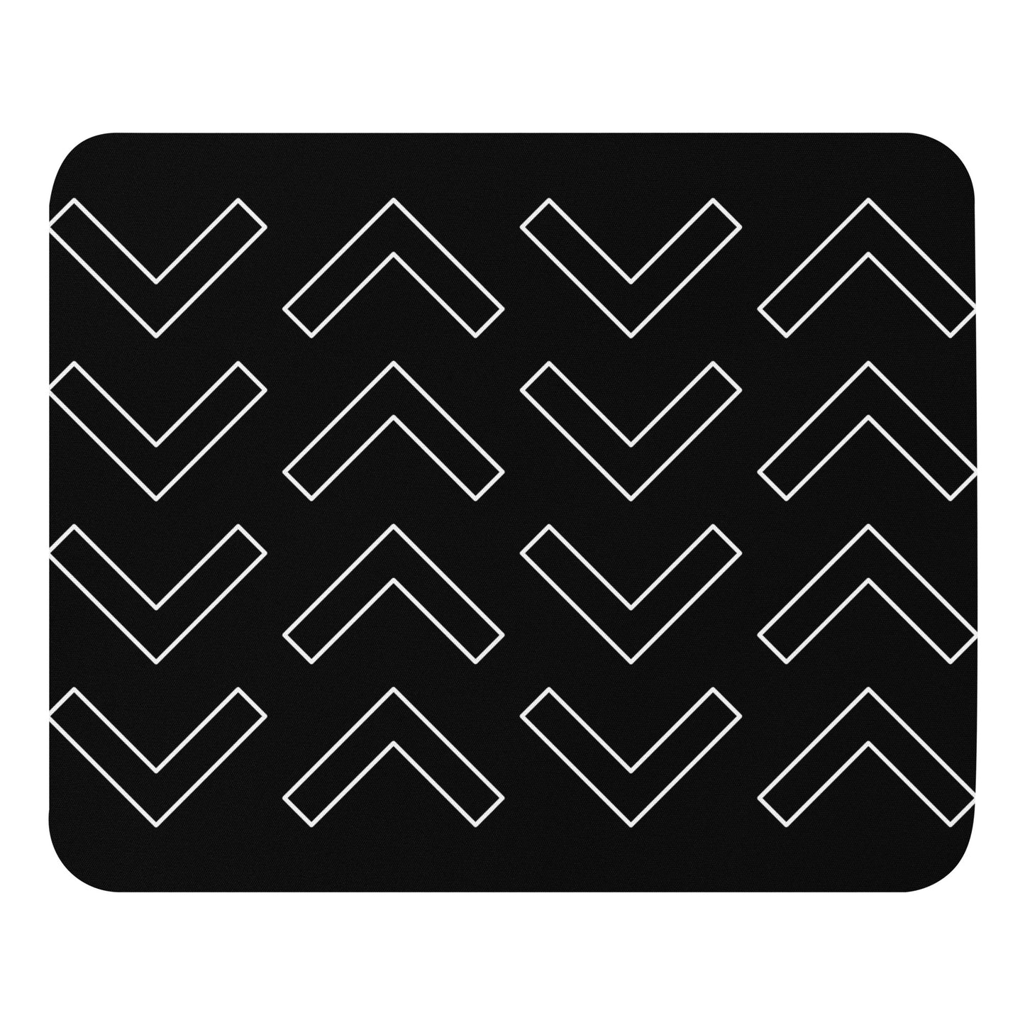 Arrow Design Black Mouse Pad 8.7″ × 7.1″