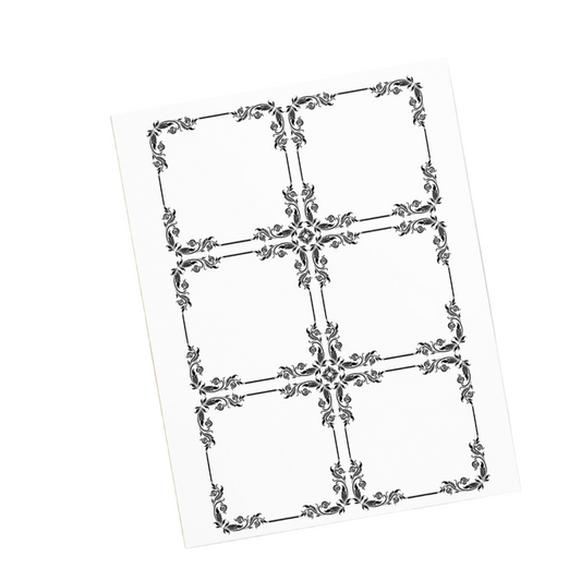 Art Nuevo Style 6 Block Planner Notepad 11″ x 8.5″
