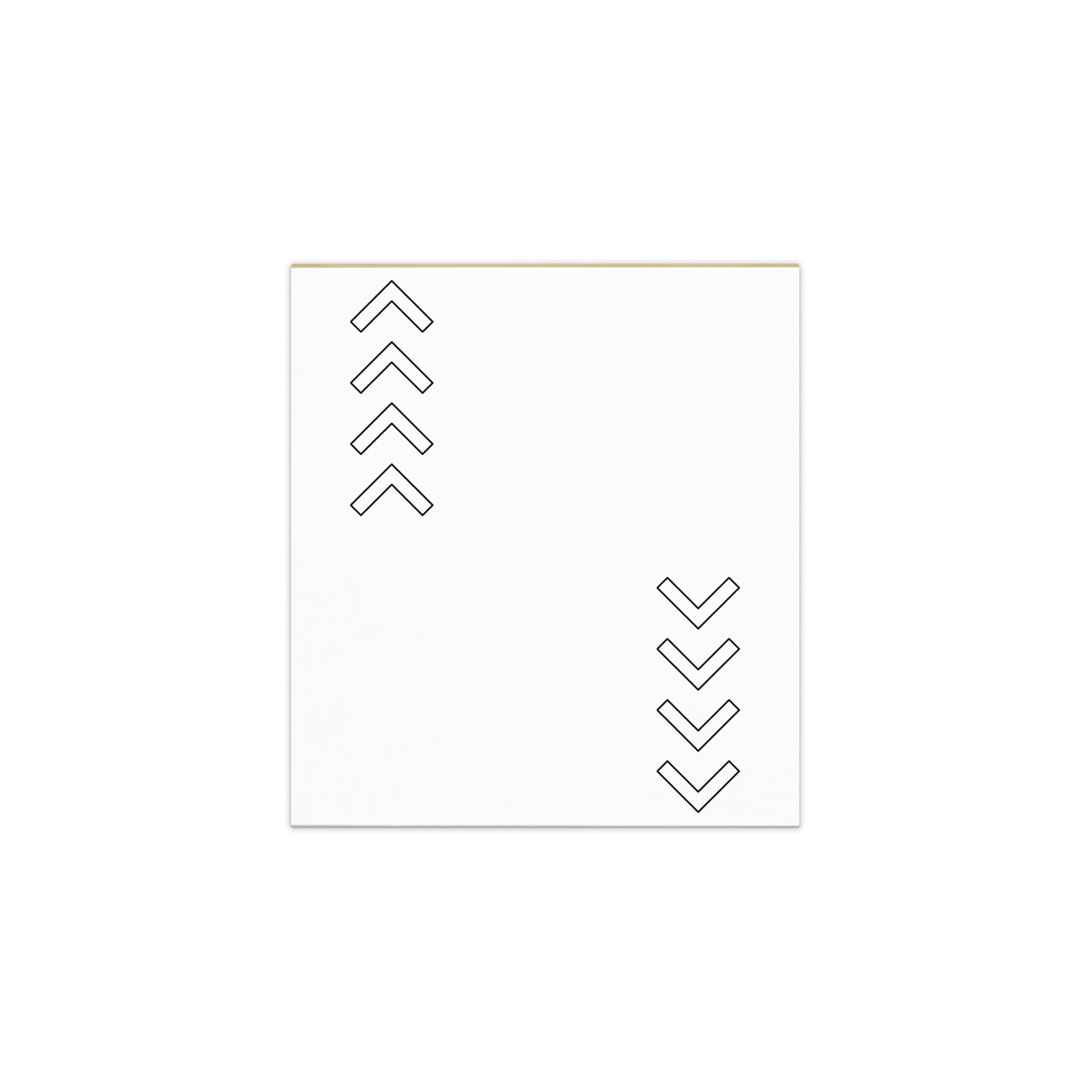 Large Memo Notepad Arrow Design Stationery 5.5″ × 6″