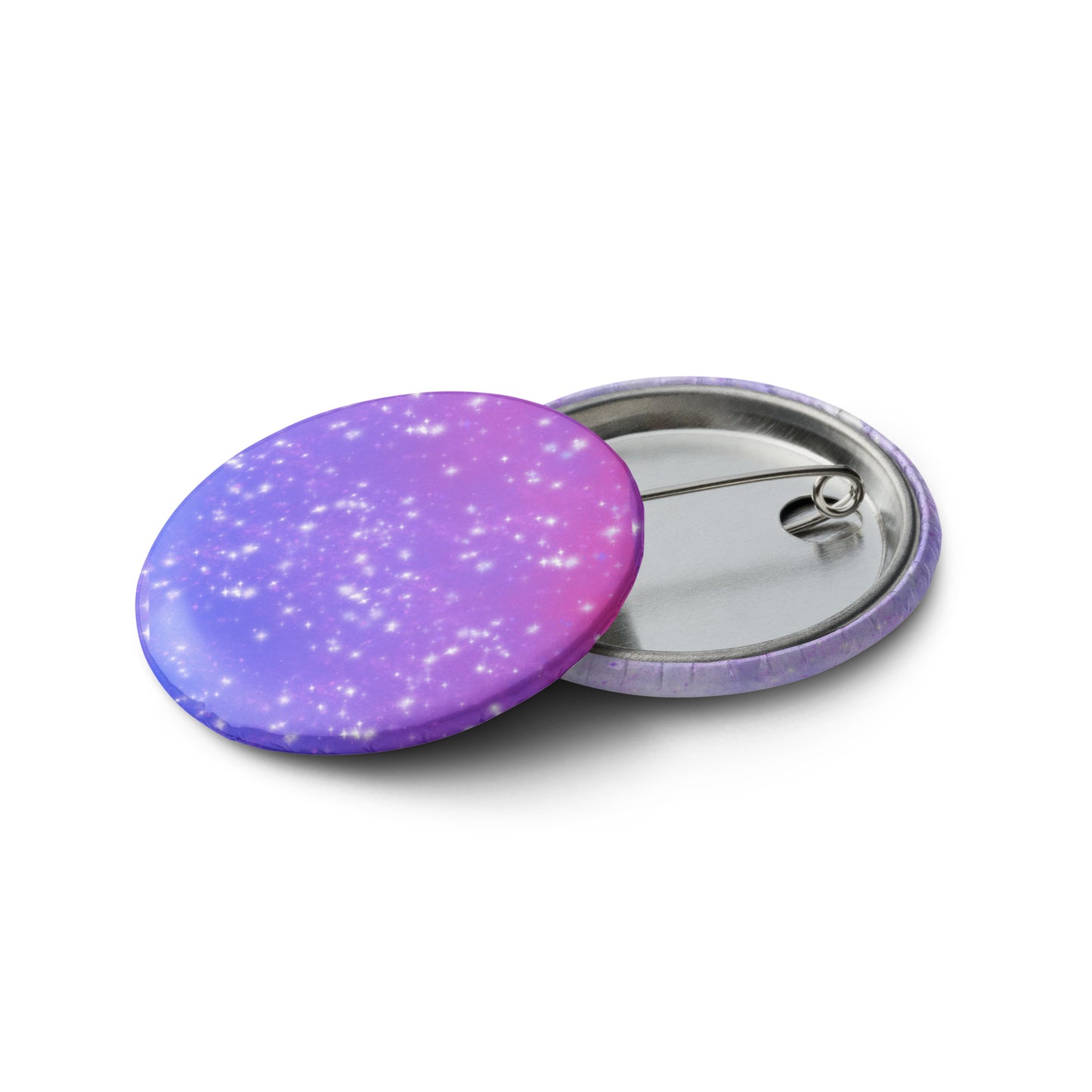 Quest Purple Galaxy Pin Button Set of 5 (1.25″)