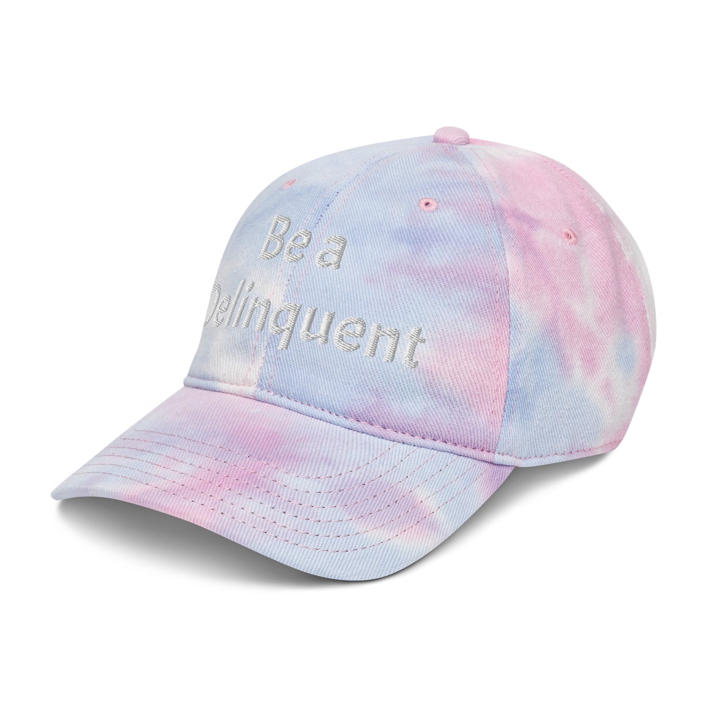 Be a Delinquent Embroidered Tie Dye Hat 4 Styles Available