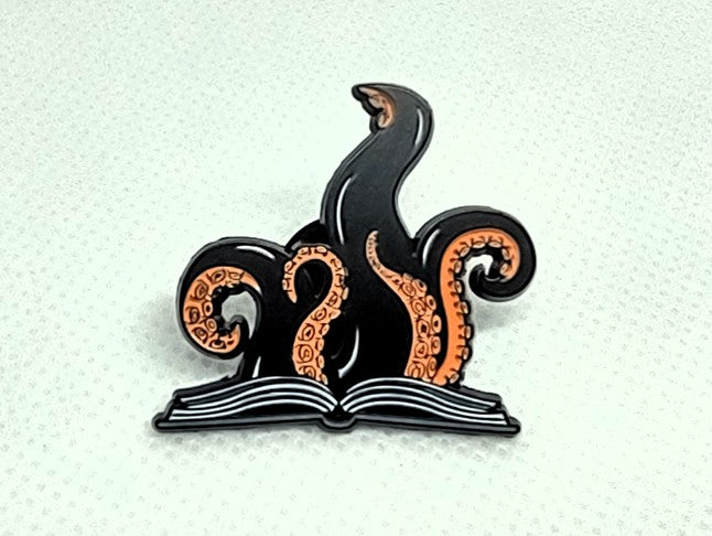 Sea Monster Story Book Pin