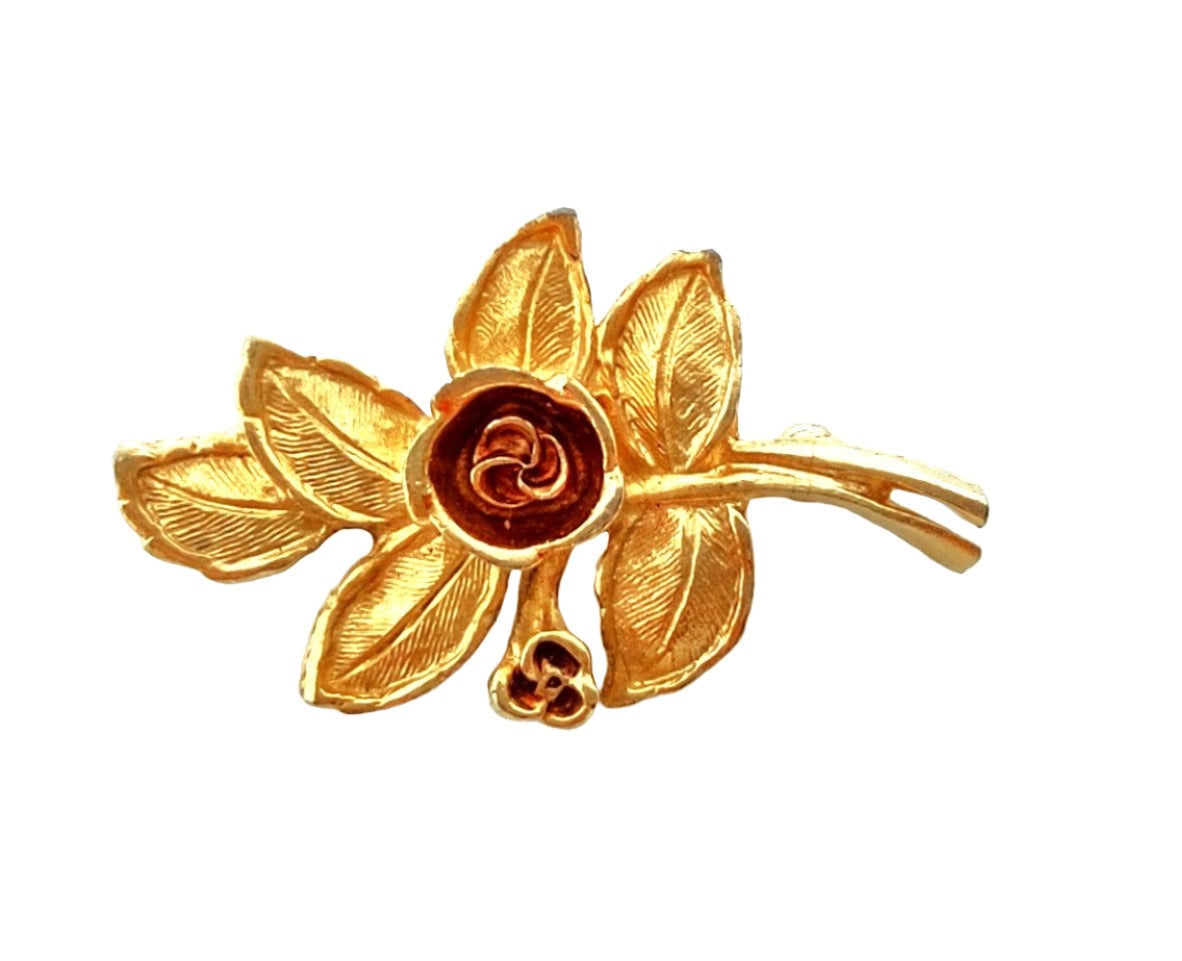 Vintage Avon Flower Dual Pendant Brooch