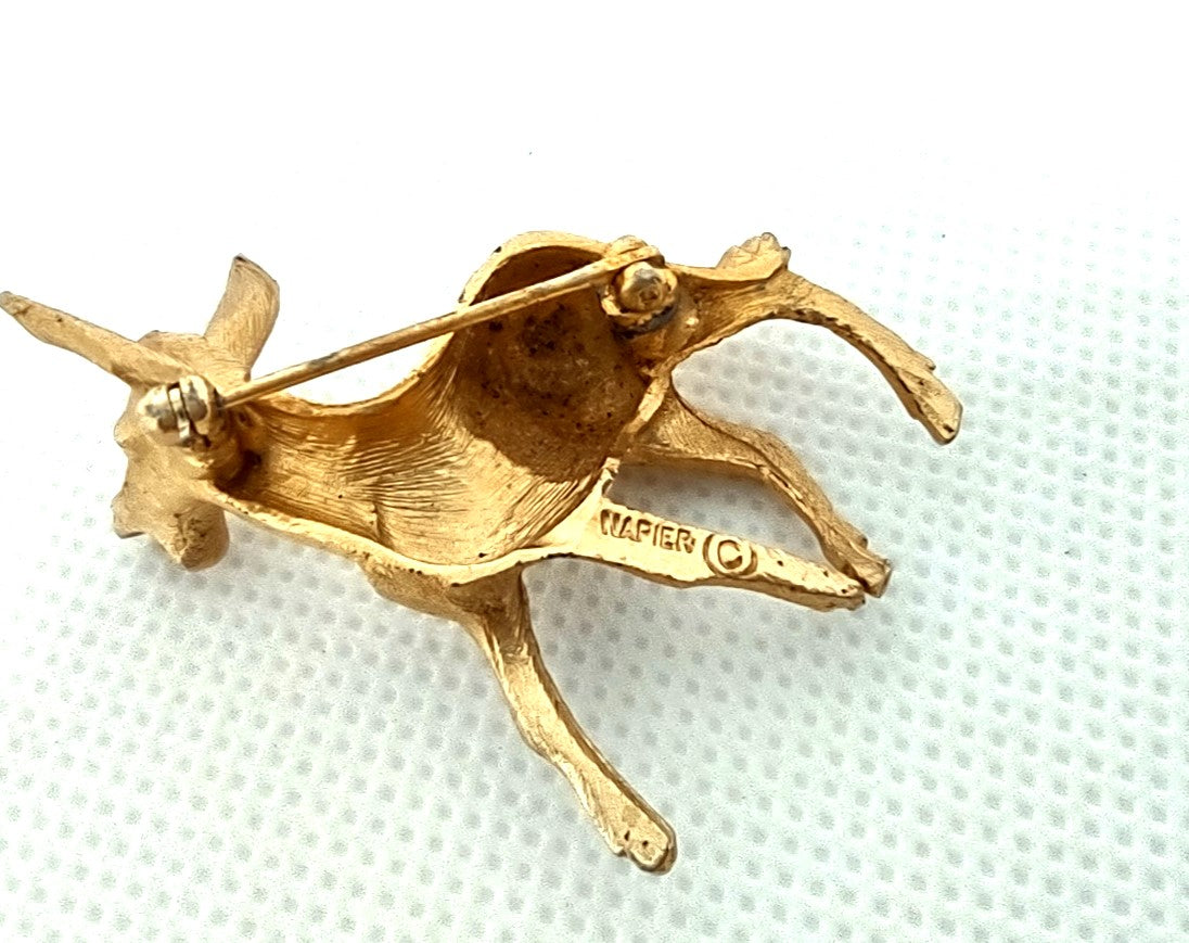 Vintage Napier Donkey Pin Brooch