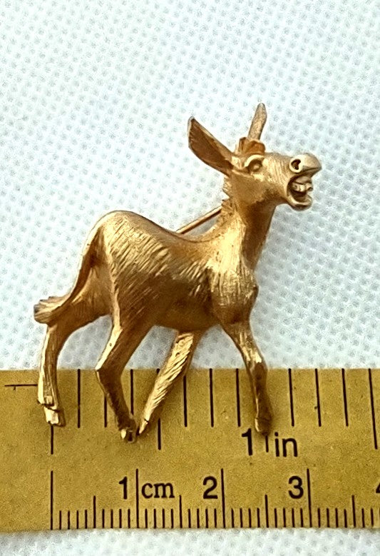 Vintage Napier Donkey Pin Brooch