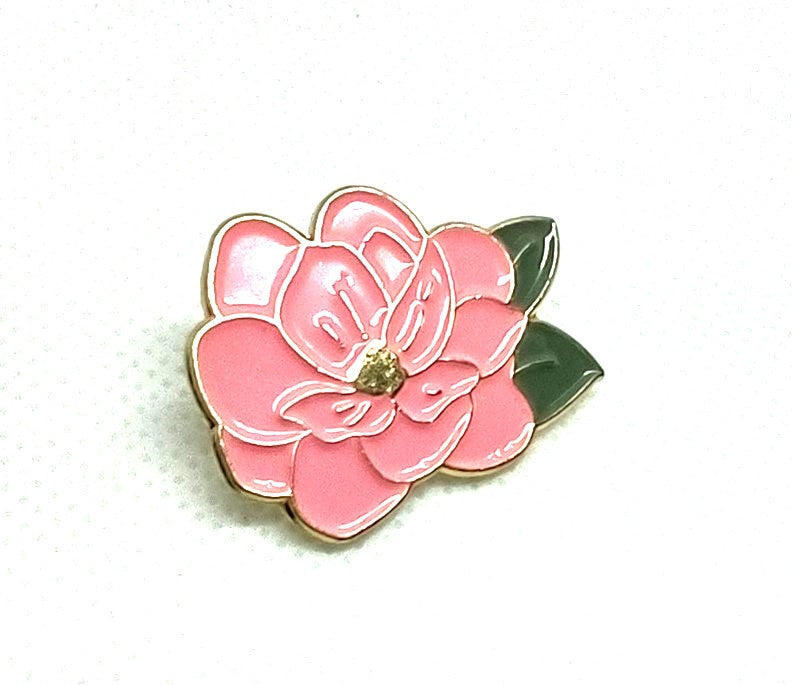 Pink Flower Pin