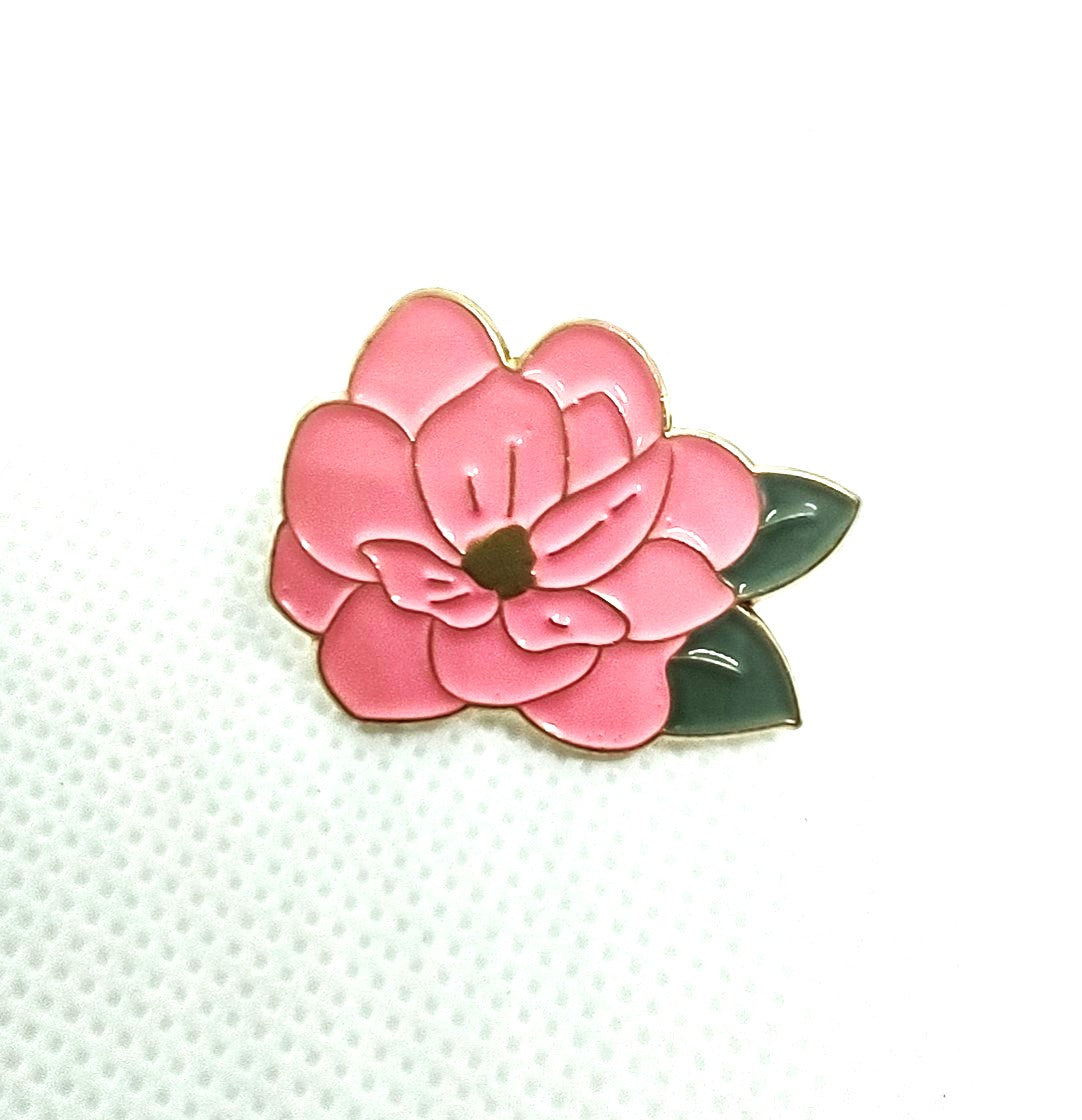 Pink Flower Pin