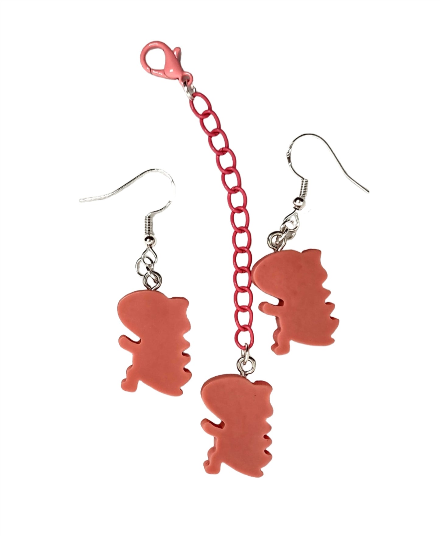 Dinosaur Adornment & Earrings Set