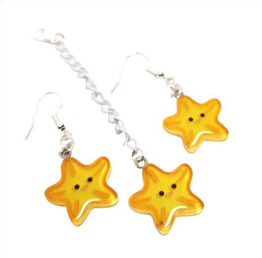 Smiling Star Adornment & Earrings Set