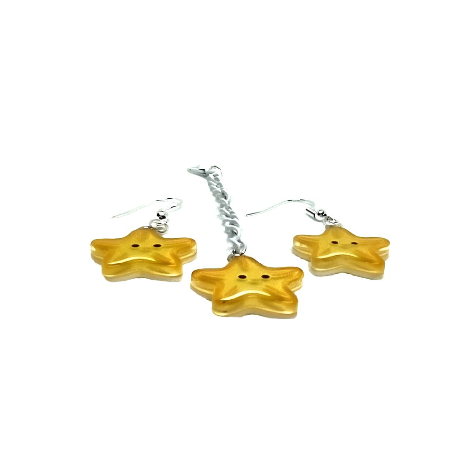 Smiling Star Adornment & Earrings Set