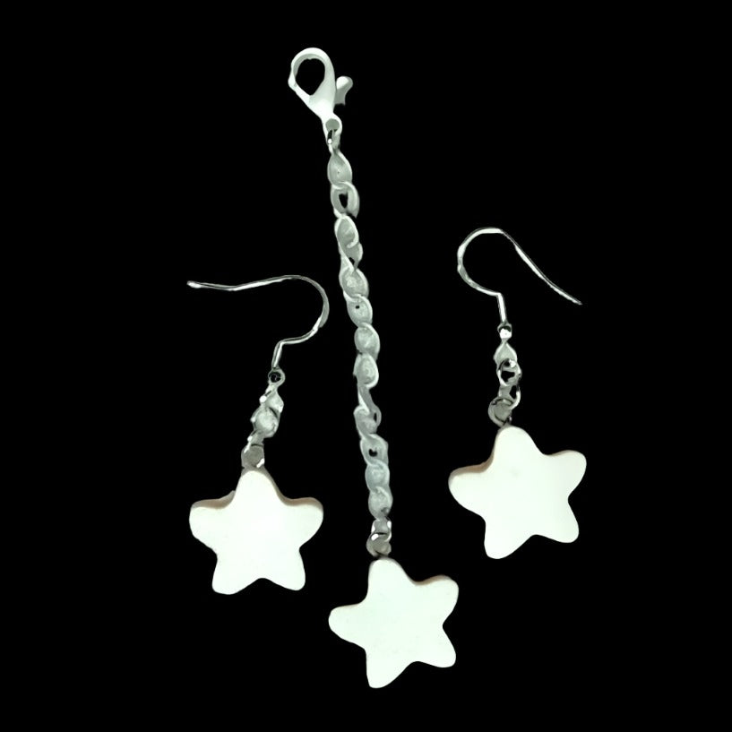 Smiling Star Adornment & Earrings Set