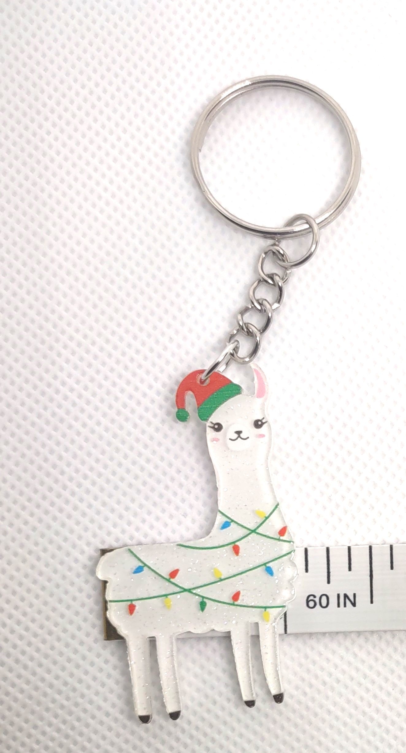 Holiday Llama Chain Ring Adornment