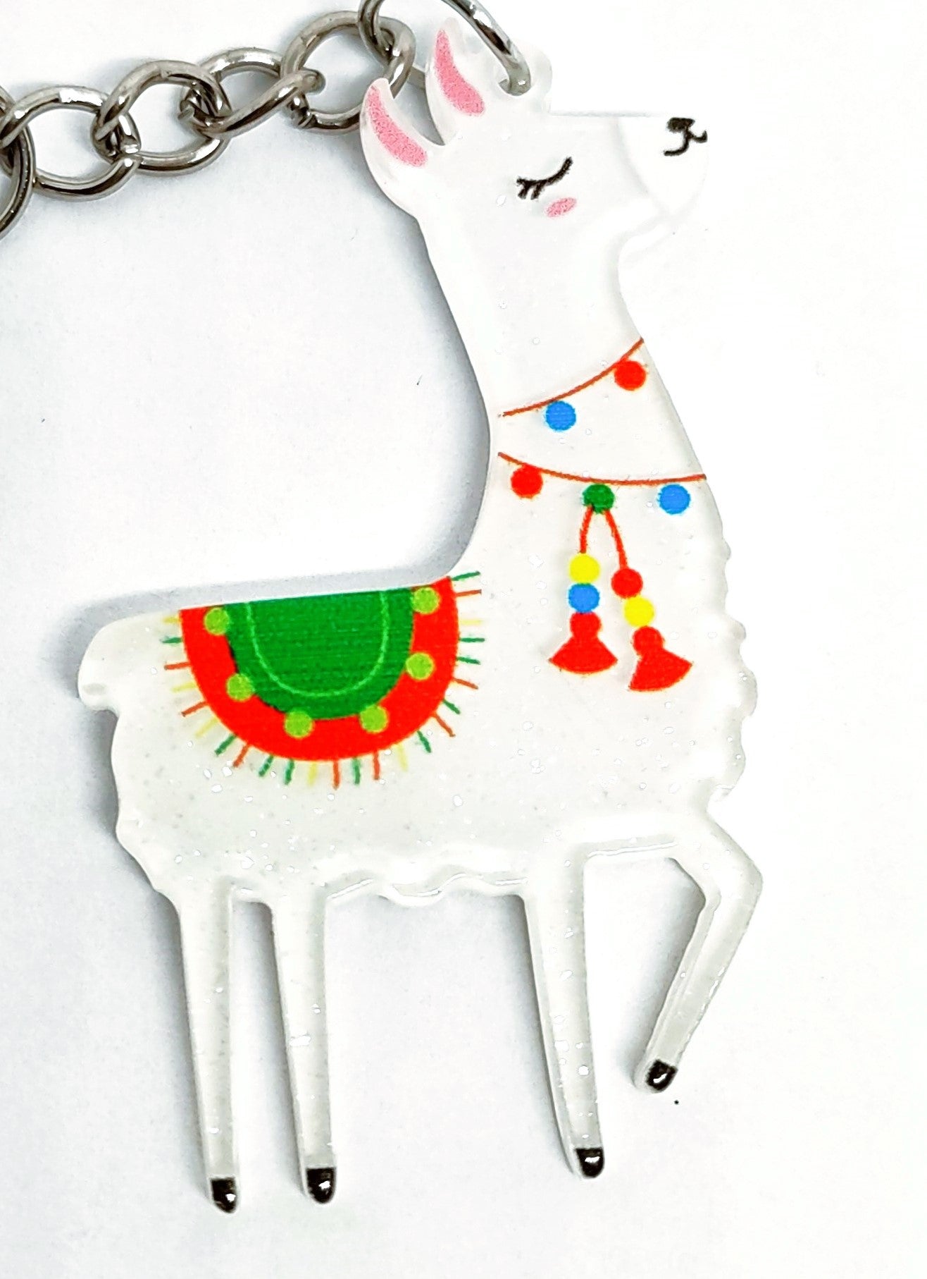 Holiday Llama Chain Ring Adornment