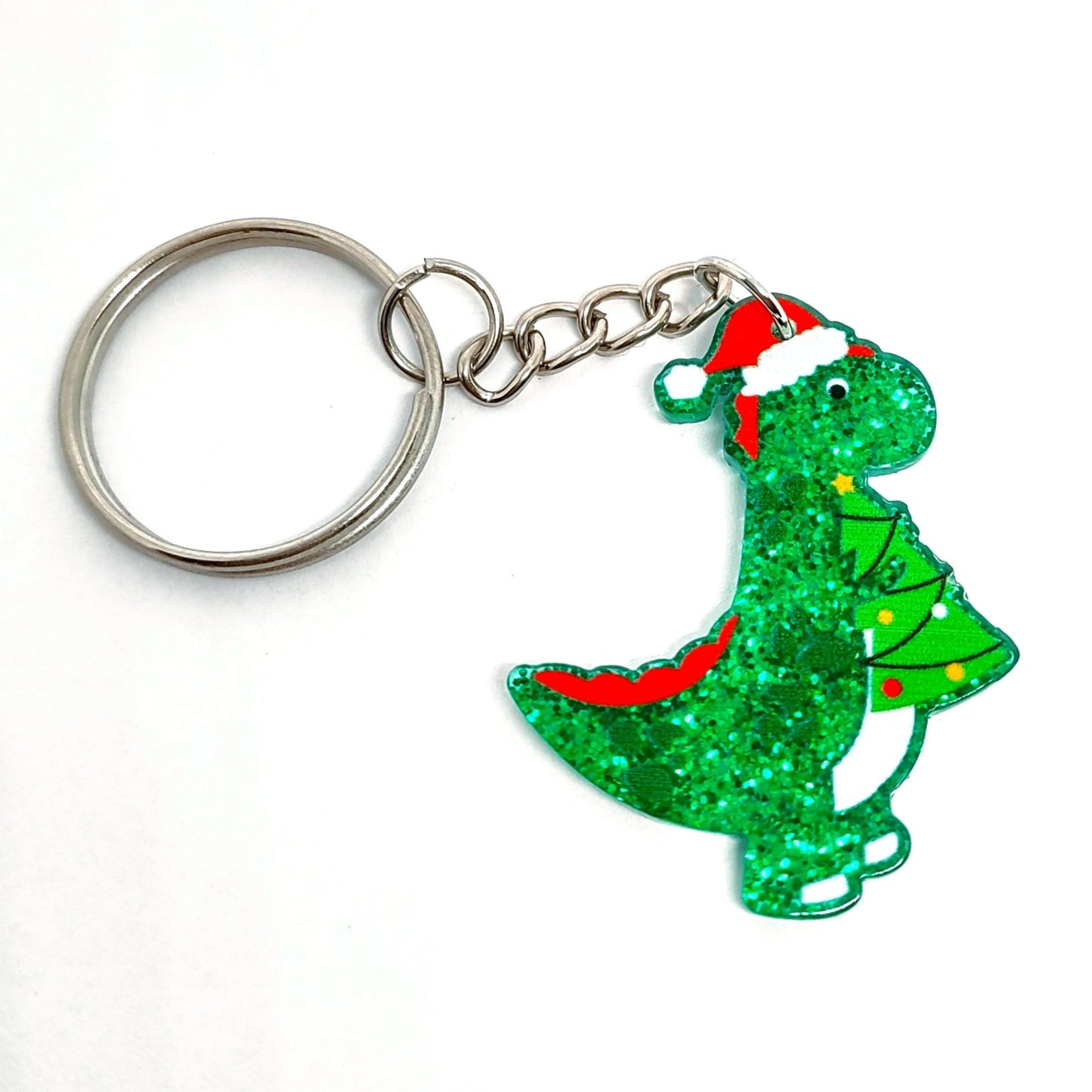 T-REX Santa Hat Chain Ring Adornment