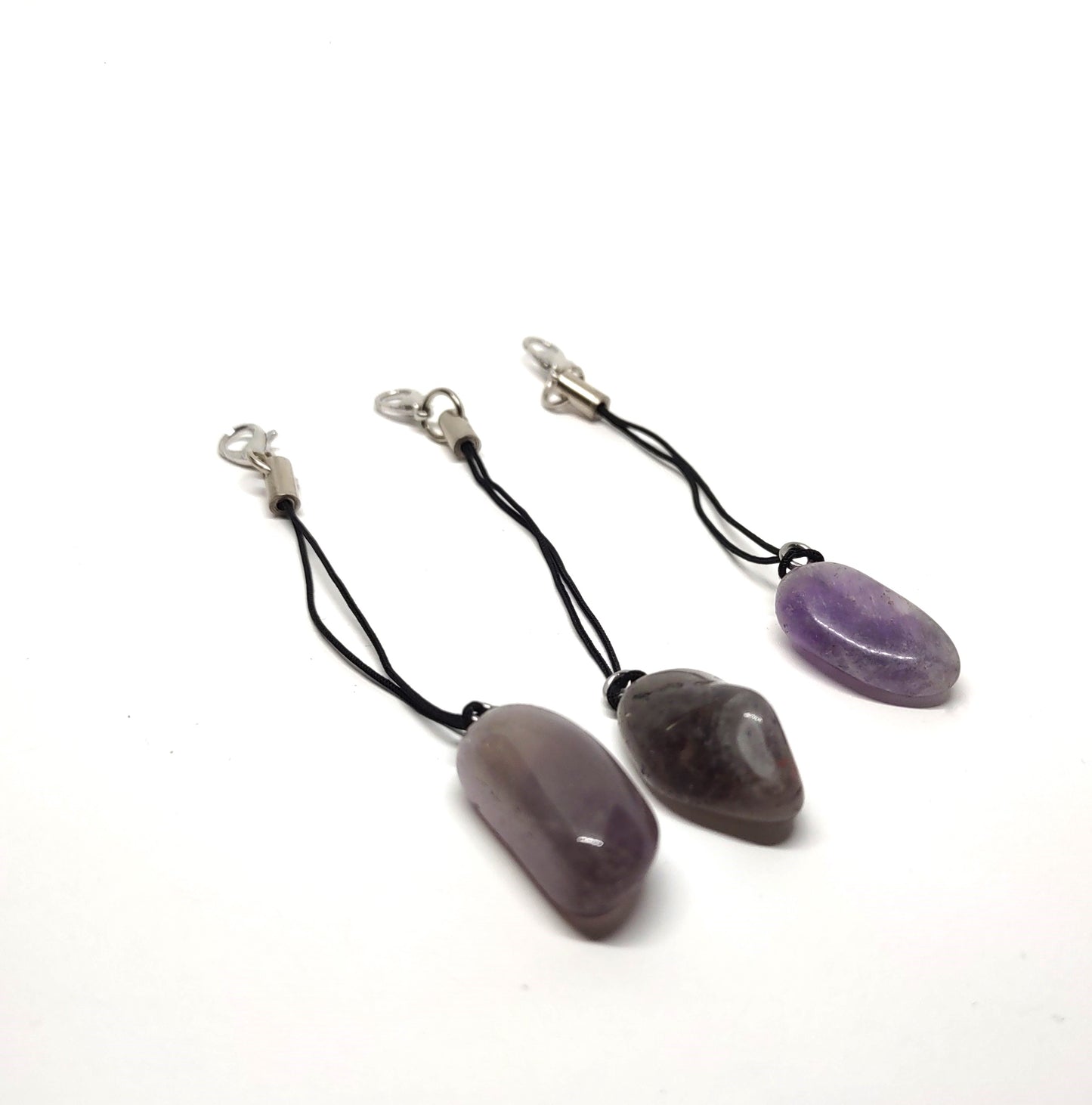 Purple Polished Stone Adornment Set