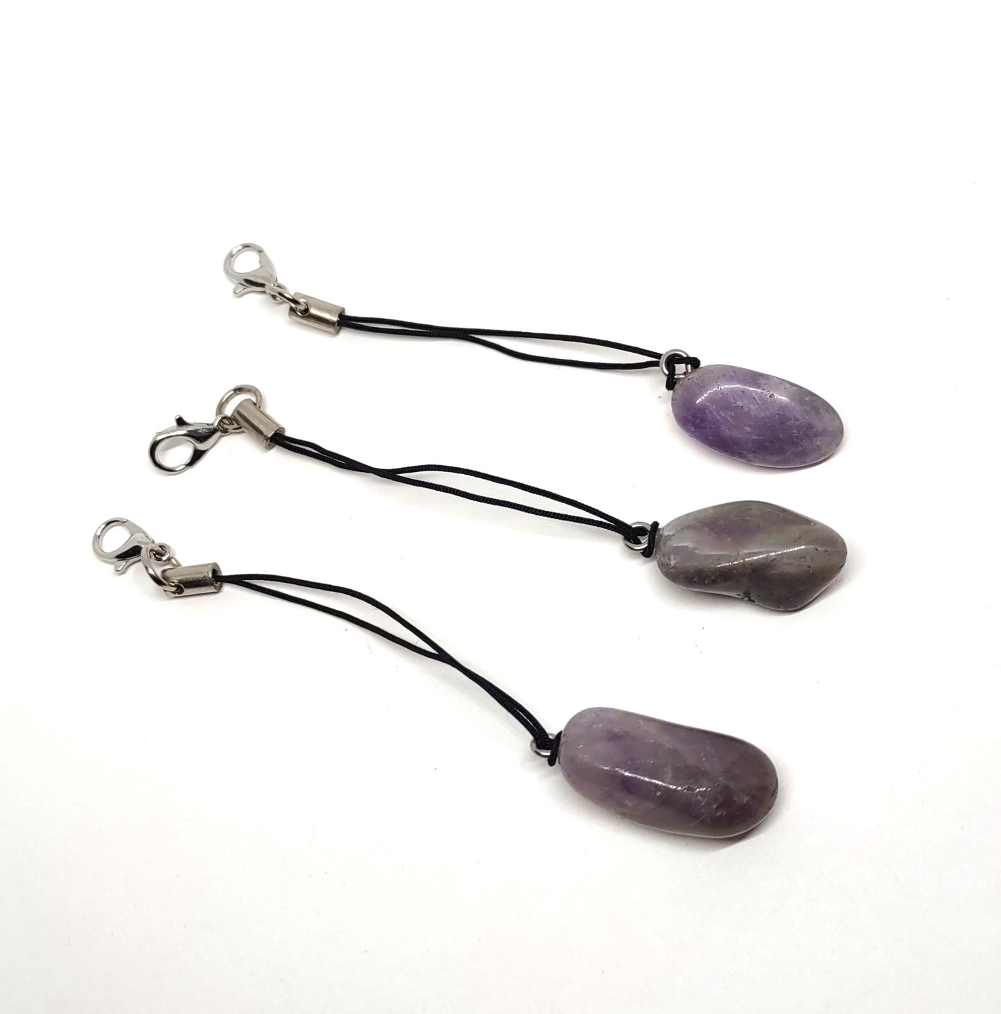 Purple Polished Stone Adornment Set