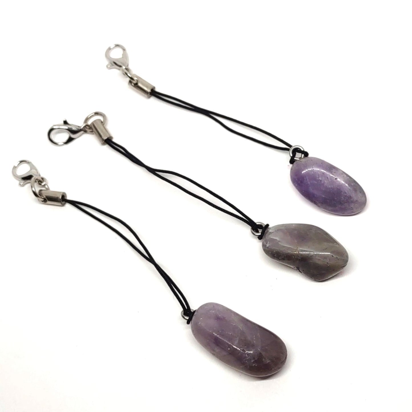 Purple Polished Stone Adornment Set