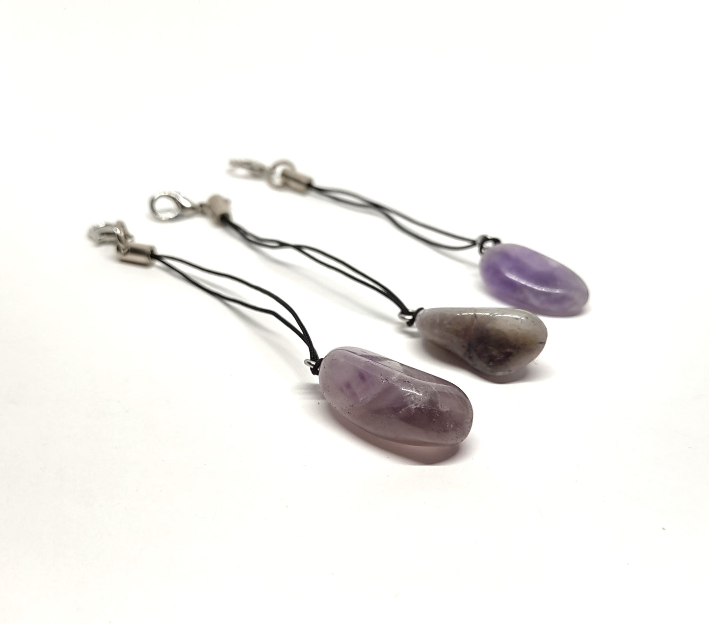 Purple Polished Stone Adornment Set