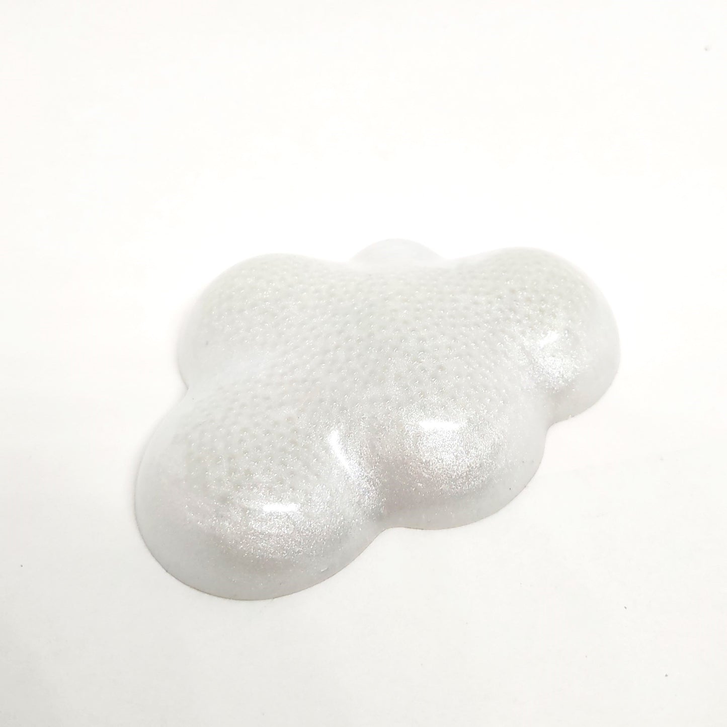 Large Cloud Resin Magnet Shimmering Bubbles