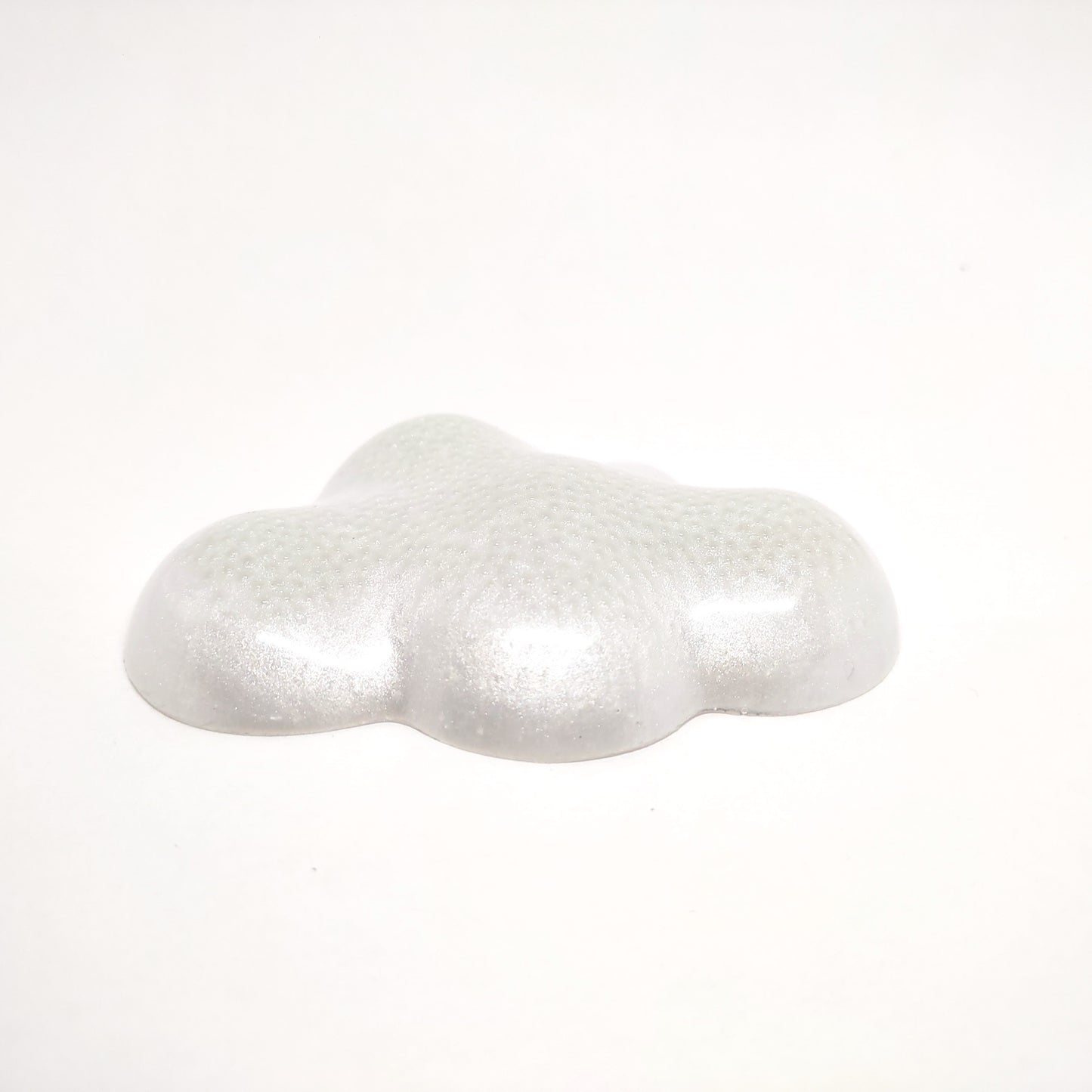 Large Cloud Resin Magnet Shimmering Bubbles