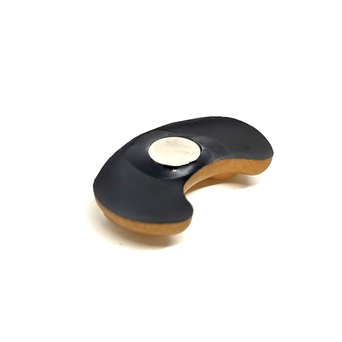 Game Controller Resin Magnet Shimmering Gold Black Back