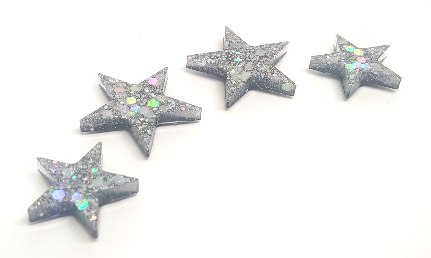 Star Magnet Set Holographic Resin Magnets