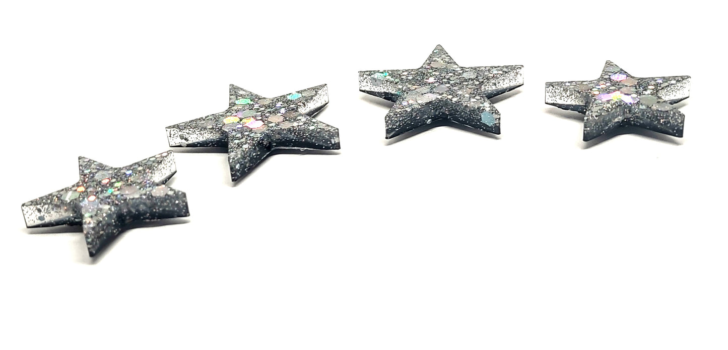 Star Magnet Set Holographic Resin Magnets