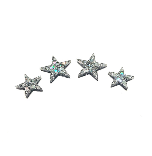 Star Magnet Set Holographic Resin Magnets