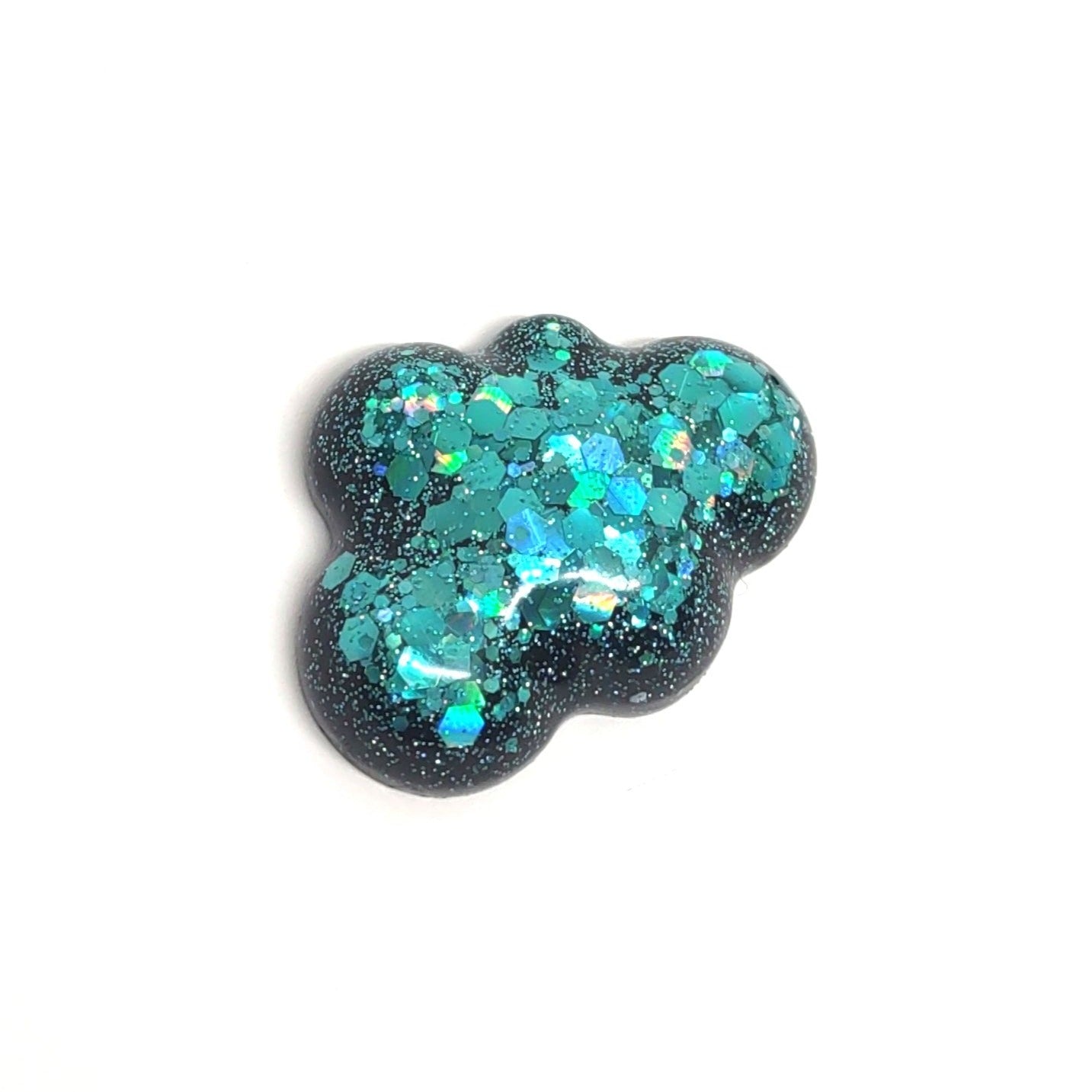 Cloud Magnet Blue Holographic Resin