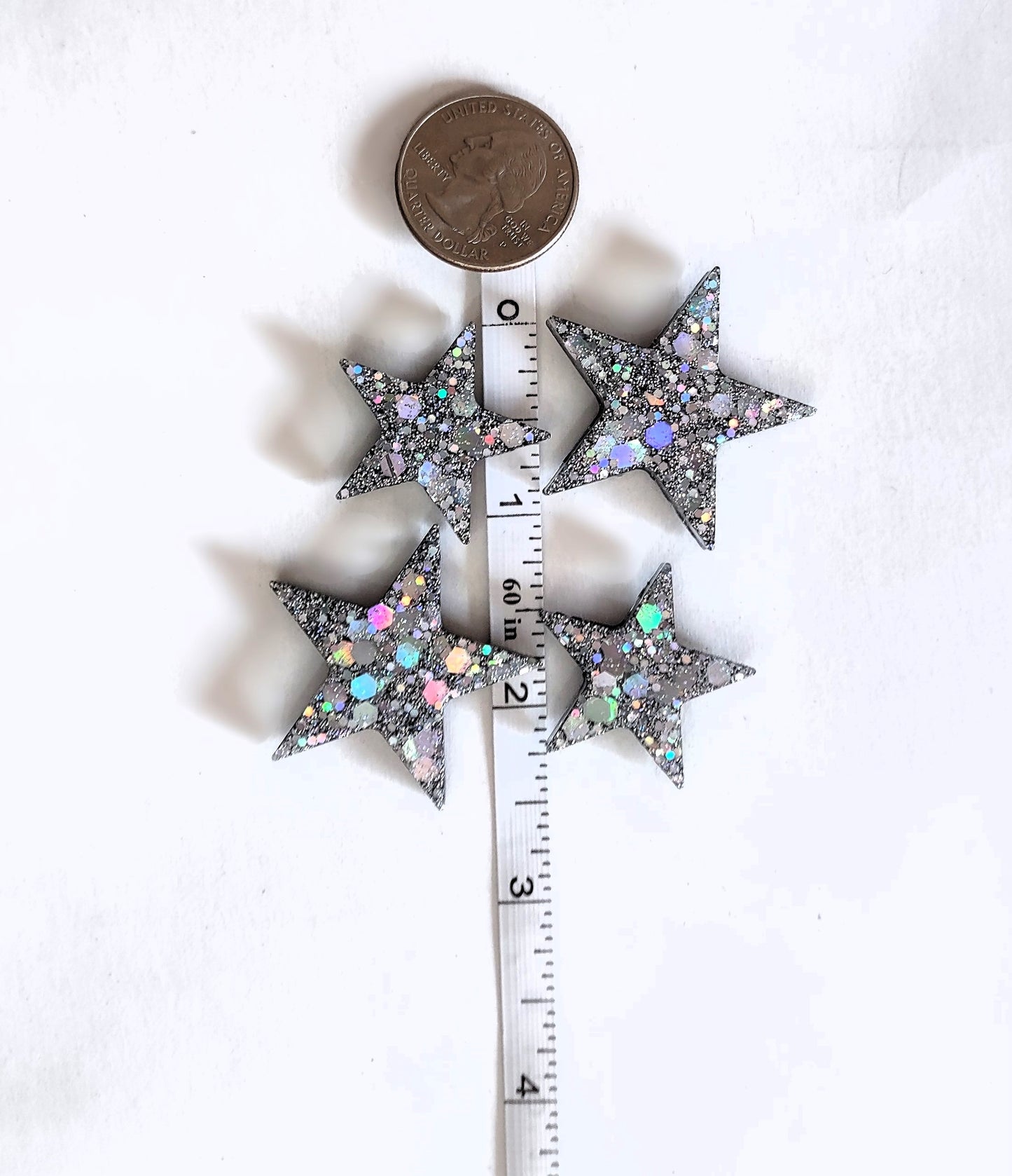 Star Magnet Set Holographic Resin Magnets