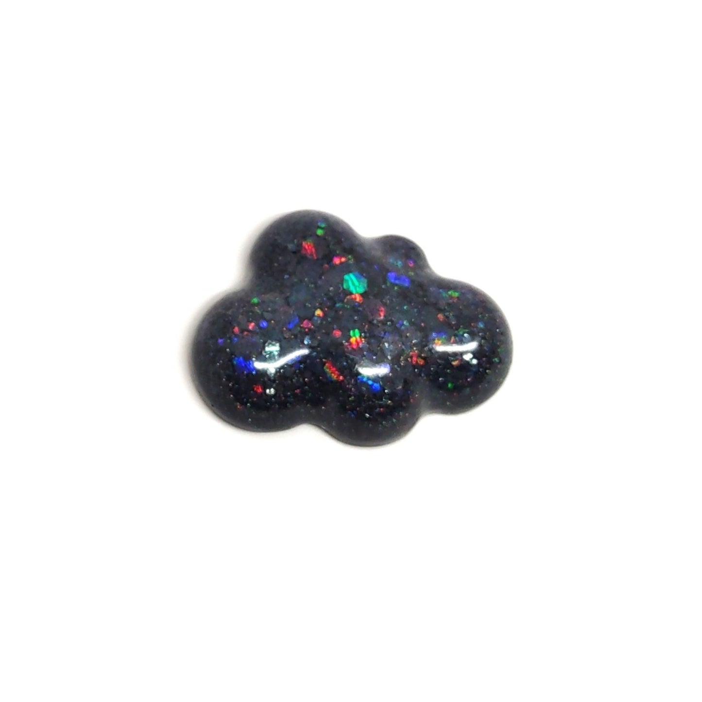 Cloud Magnet Midnight Black Holographic Resin