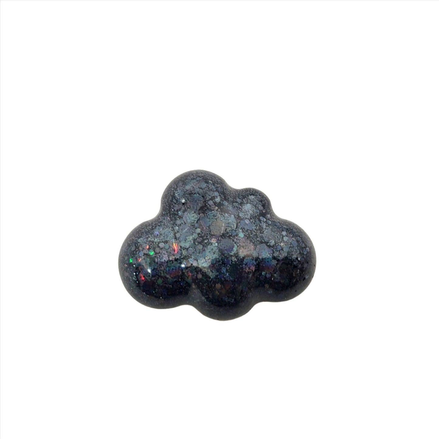 Cloud Magnet Midnight Black Holographic Resin