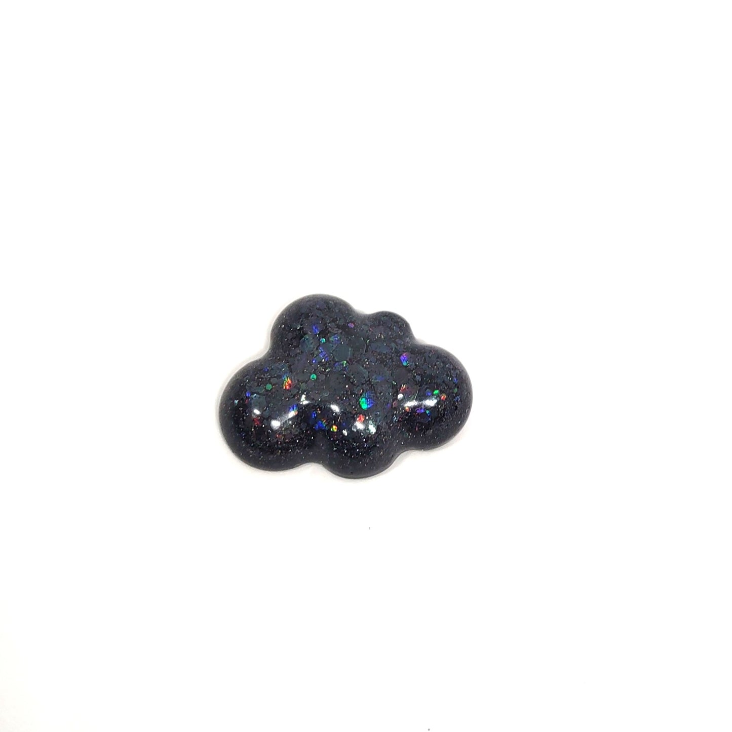 Cloud Magnet Midnight Black Holographic Resin