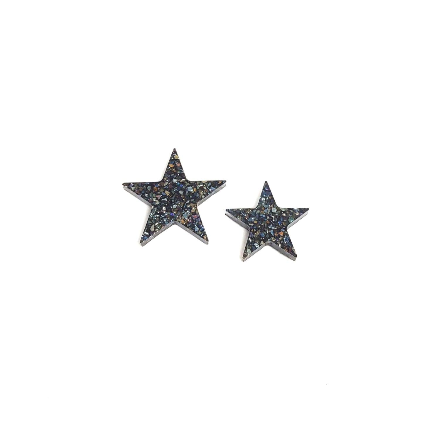 Star Magnet Set Hand Crafted Stone Resin Magnet