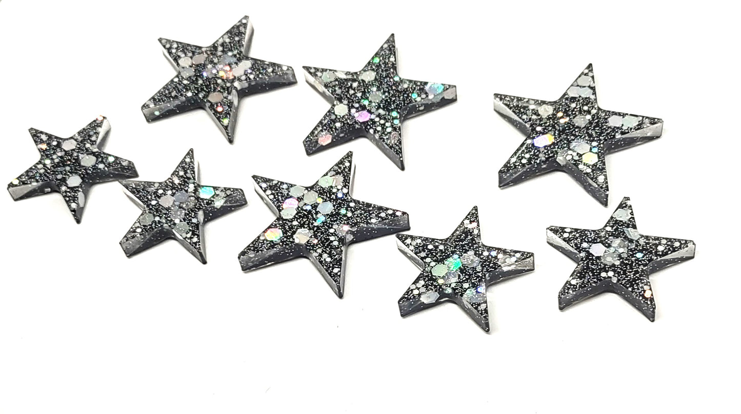 Holographic Star Magnet Set Resin Magnets