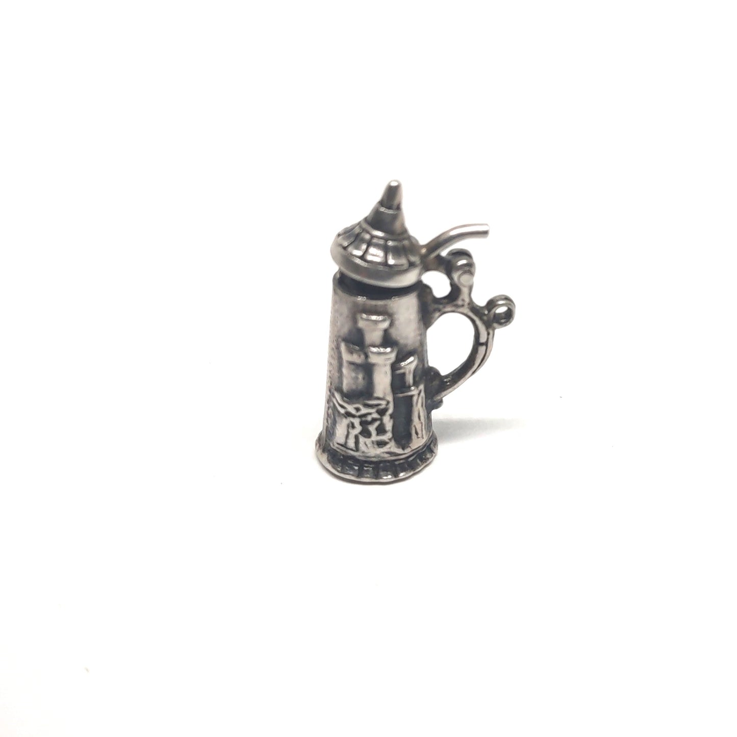 Vintage Charm Beer Stein with Knight Castle Opening Top