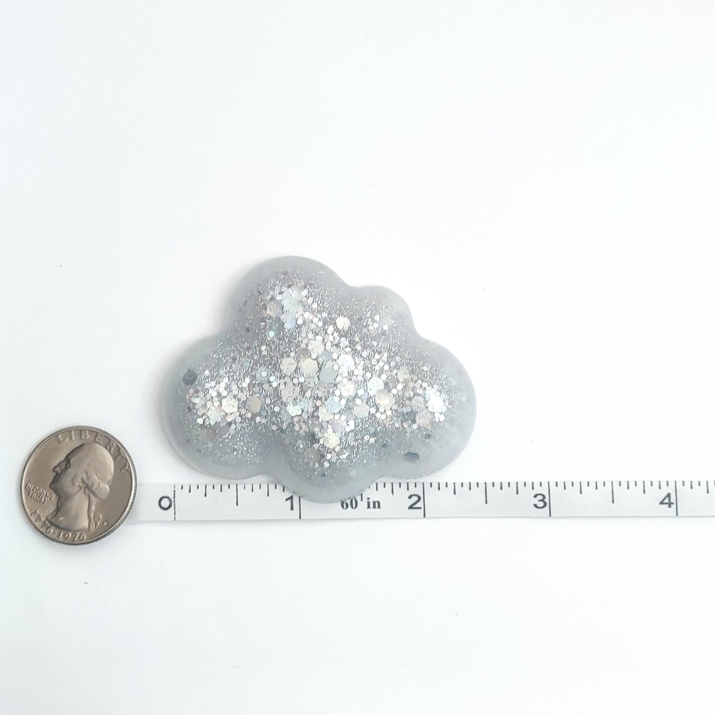 Cloud Resin Magnet Medium Holographic Cloud