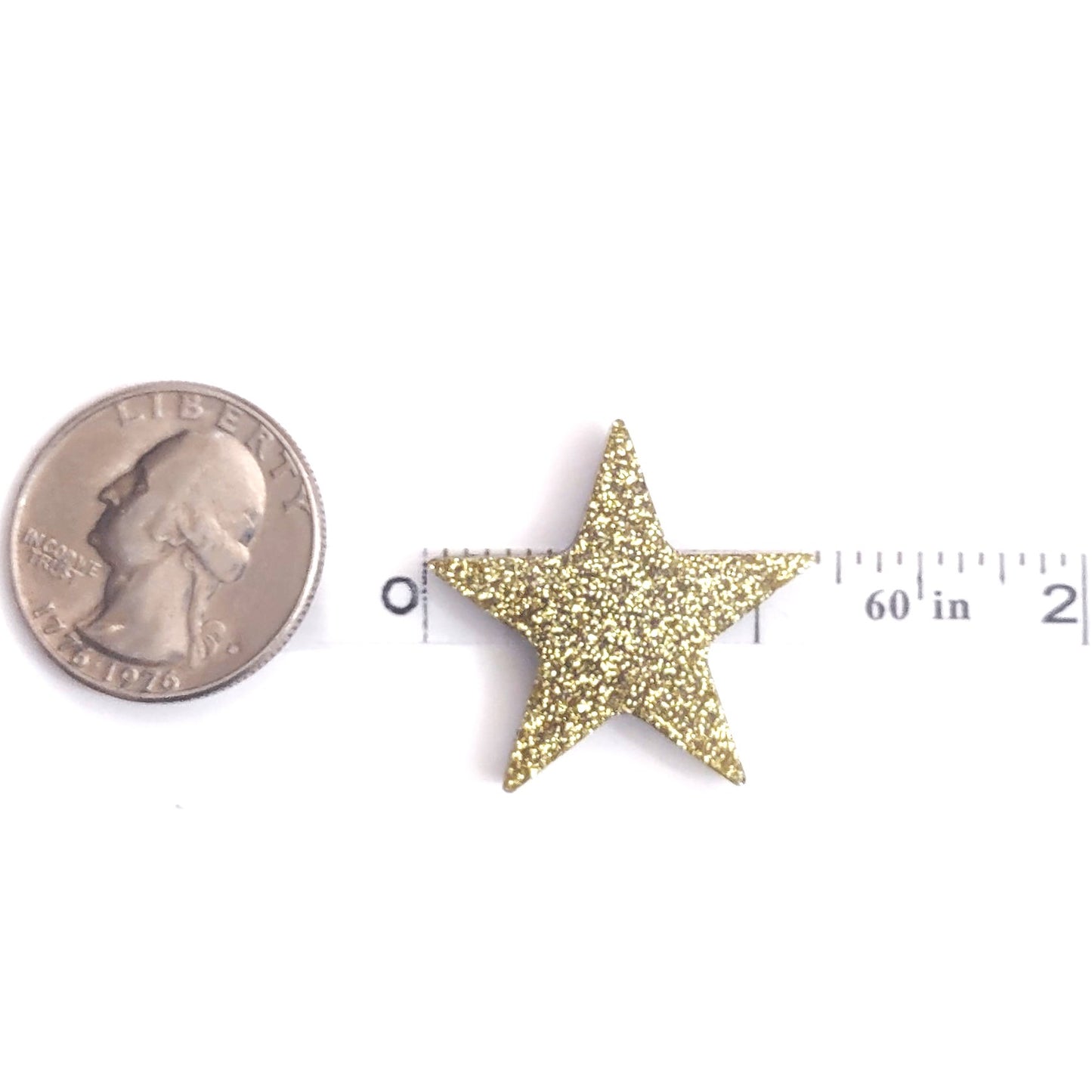 Star Magnet Gold Glitter Resin Magnet