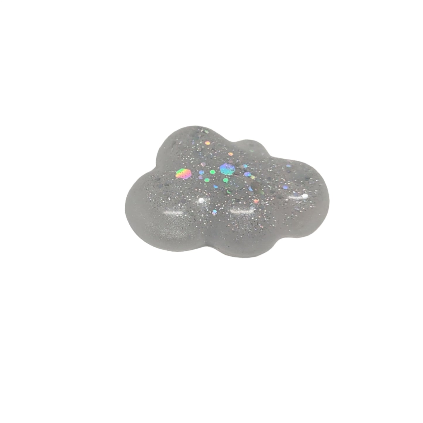 Cloud Resin Magnet Small Holographic Cloud