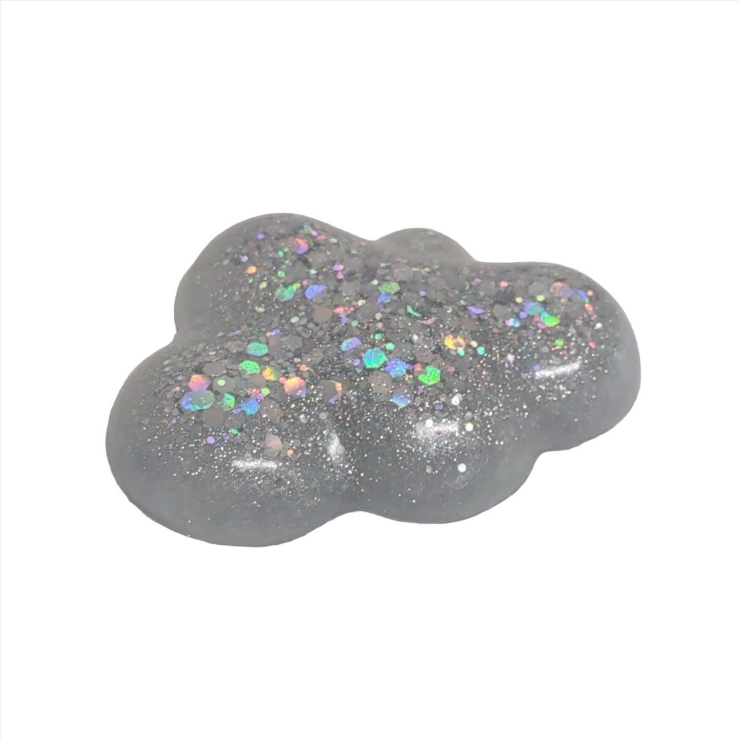 Cloud Resin Magnet Large Holographic Glitter Cloud